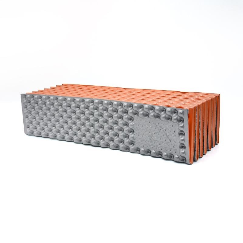 AN OUTDOOR CAMPING PAD WITH A THICK-COATED ALUMINIUM-PAINTED PERMAFROST CAN FOLD CAMPING PADS