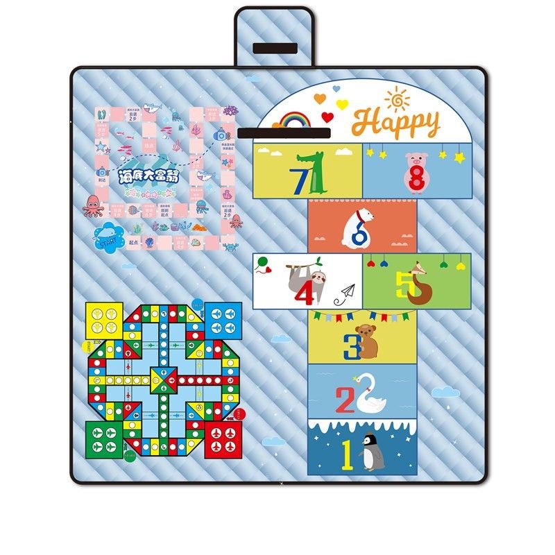 A picnic mat for the tide-proof outdoors, and a field trip for the camp