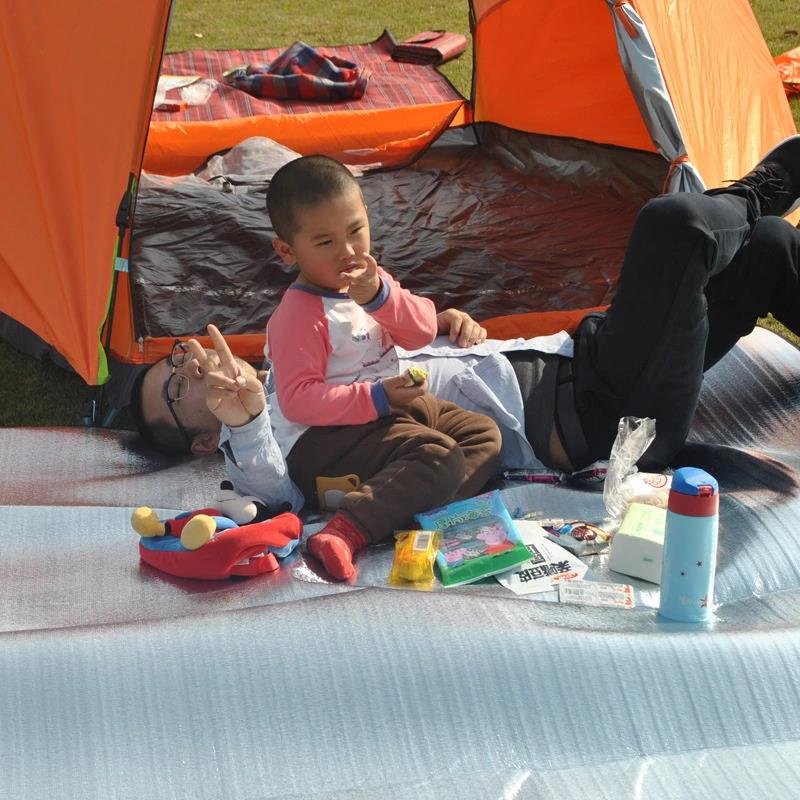 It's all about camping on the floors of the sleeping shrine