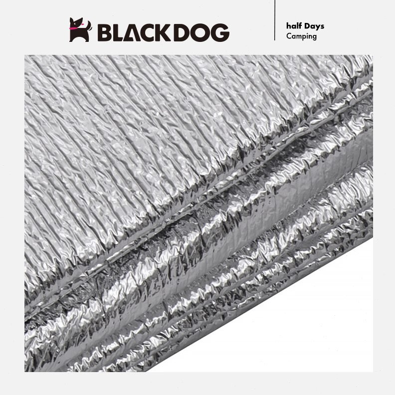 Black dogs outside the damp pads, camping tents, picnic mats, children in the damp pads