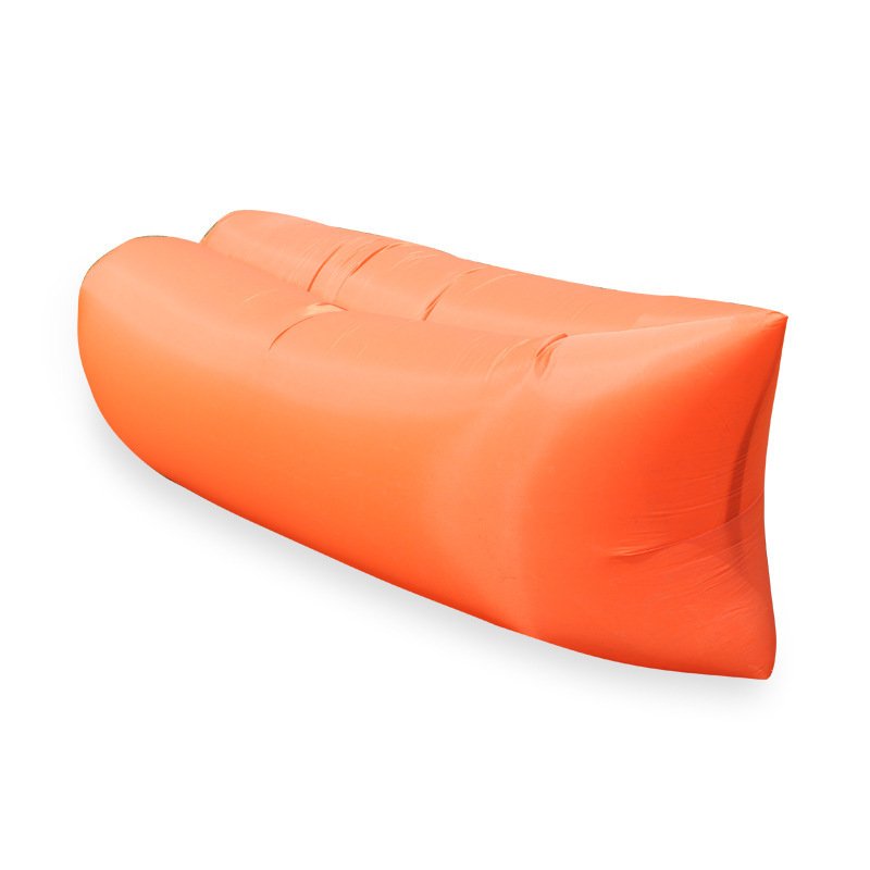 Camping outdoors in inflatable sofa air mats, seating seats, portable camper bag, one-on-one lunch break mattress