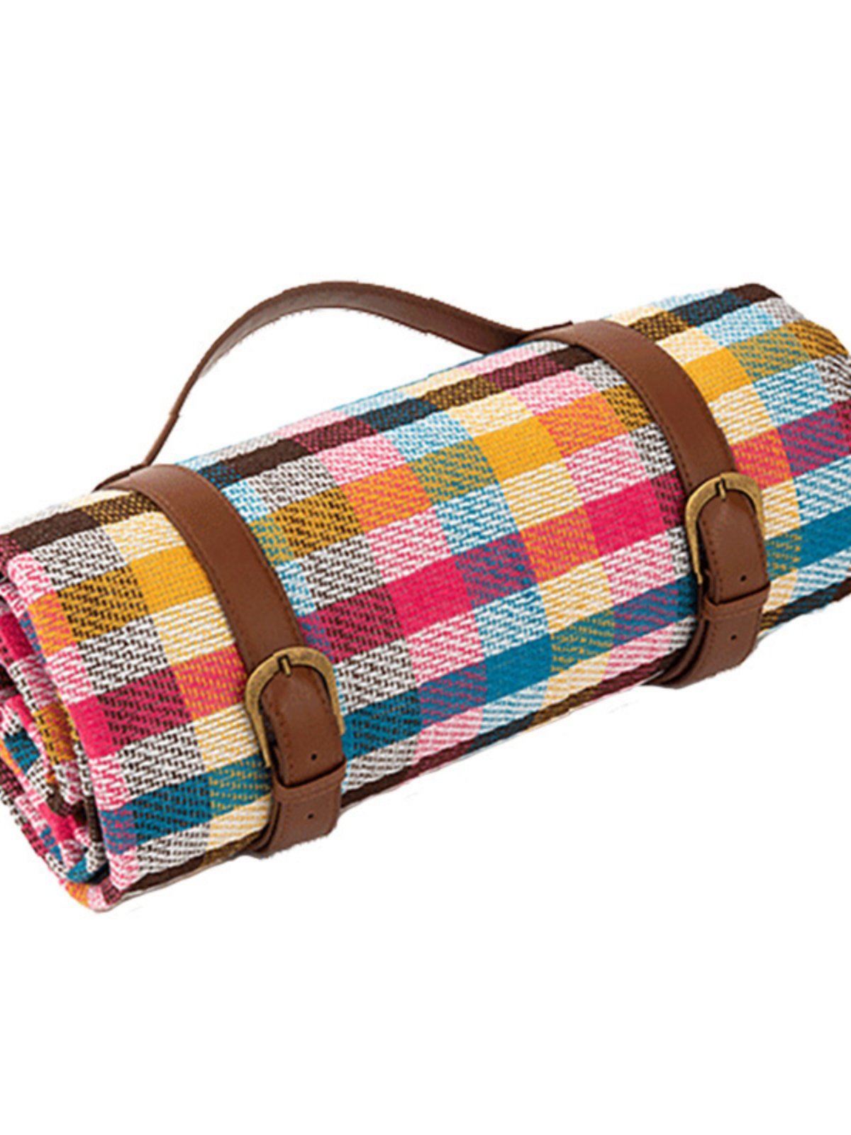 Tide-proof camping picnic mats with thick leather straps and picnic mats on foot