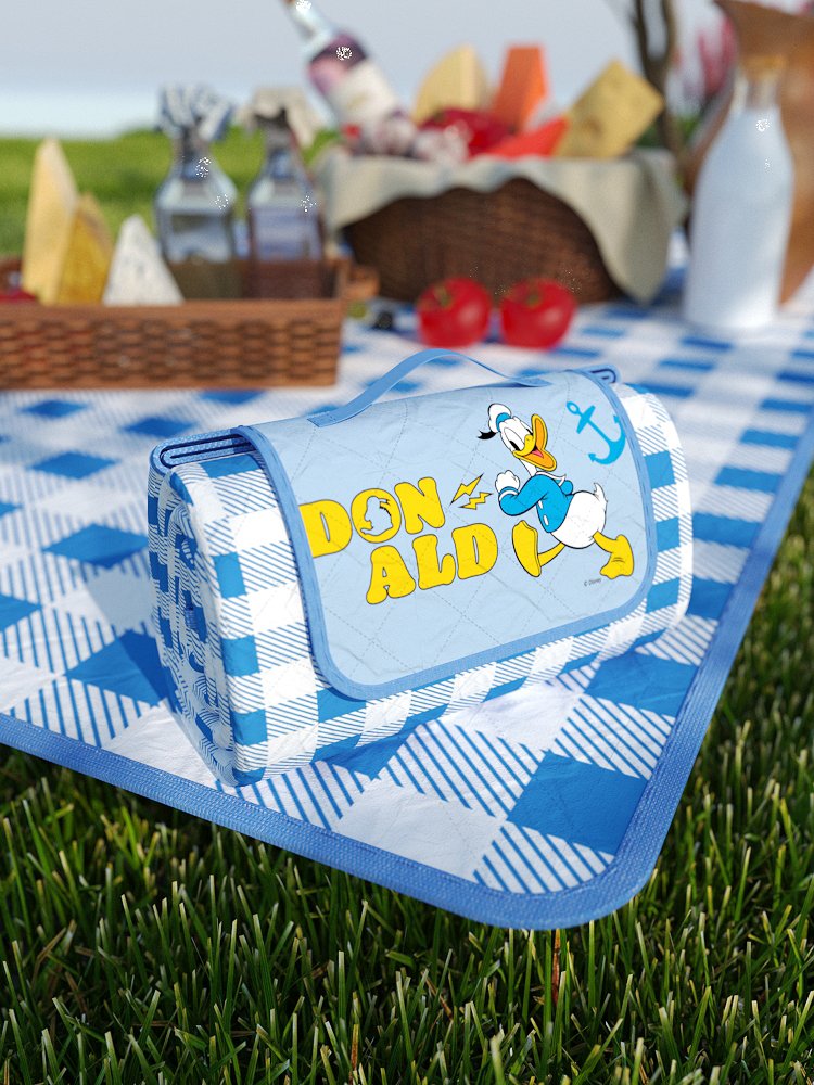 Folded picnic pads, out-of-the-field camping, with water and hot kitchen mattresses