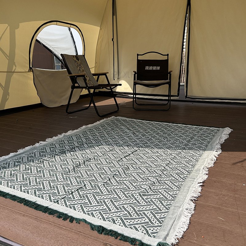 ins picnic pads, red-hot-free carpet mats with thick beach mats, single-person camping