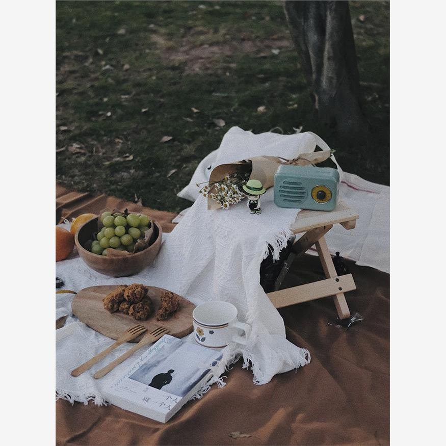 A picnic mat against the tide-proof outdoor camping of the French picnic