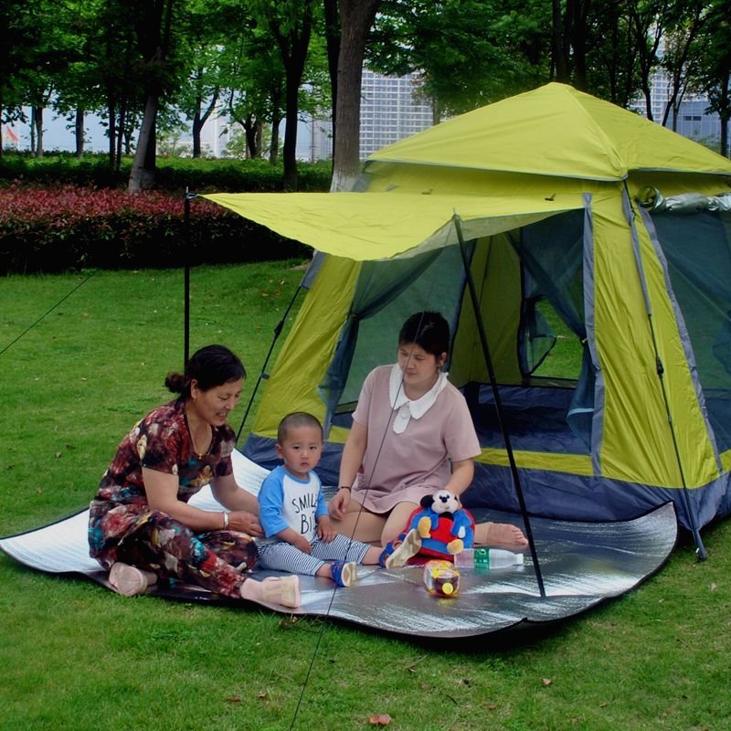 It's all about camping on the floors of the sleeping shrine