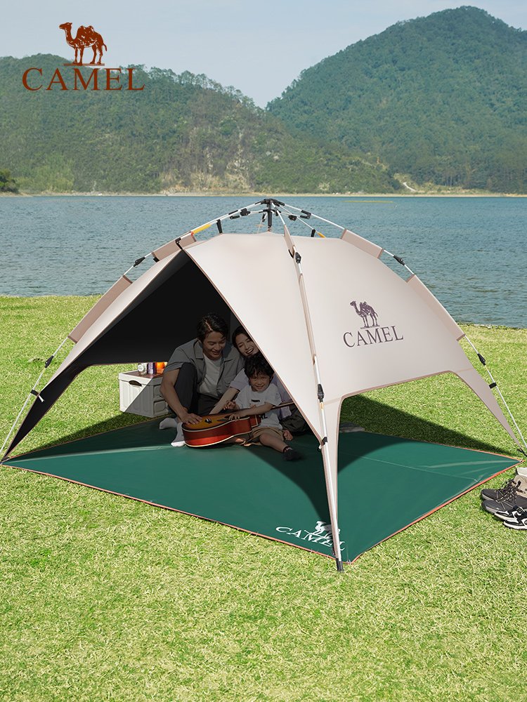 Waterproofing of the field camping tent by camels