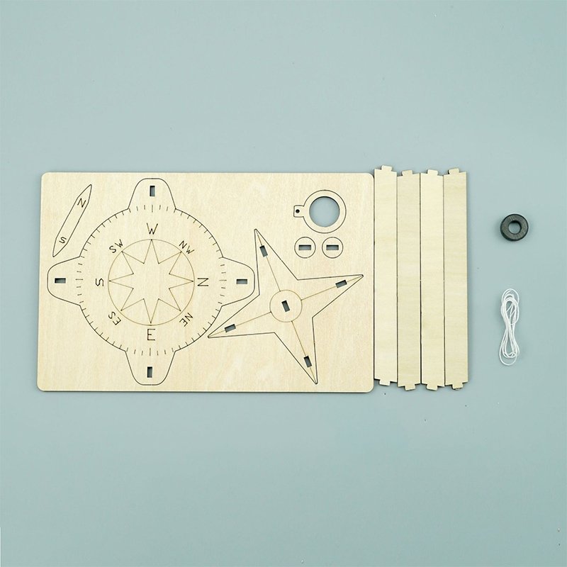 creative technology small-scale hand-diy compass model for primary school students with scientific experimental materials to teach toys