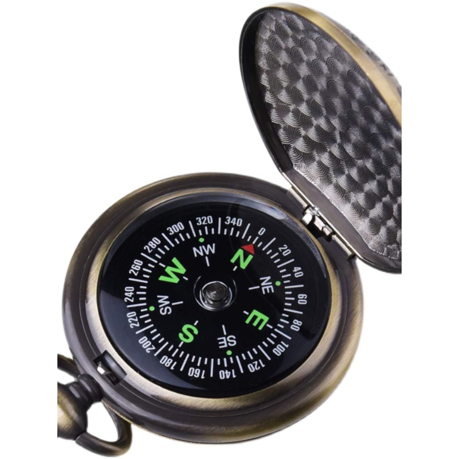 An outdoor compass with high-precision multi-purpose students using a vehicle to point to the northern compass