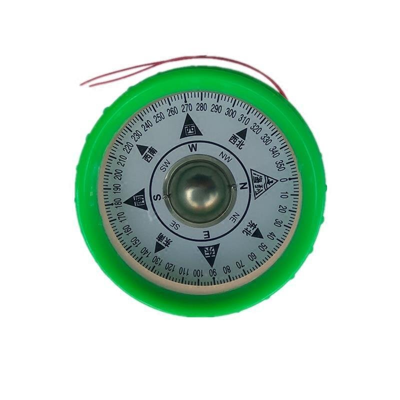 The ship sails with a compass to protect itself from the shock and water