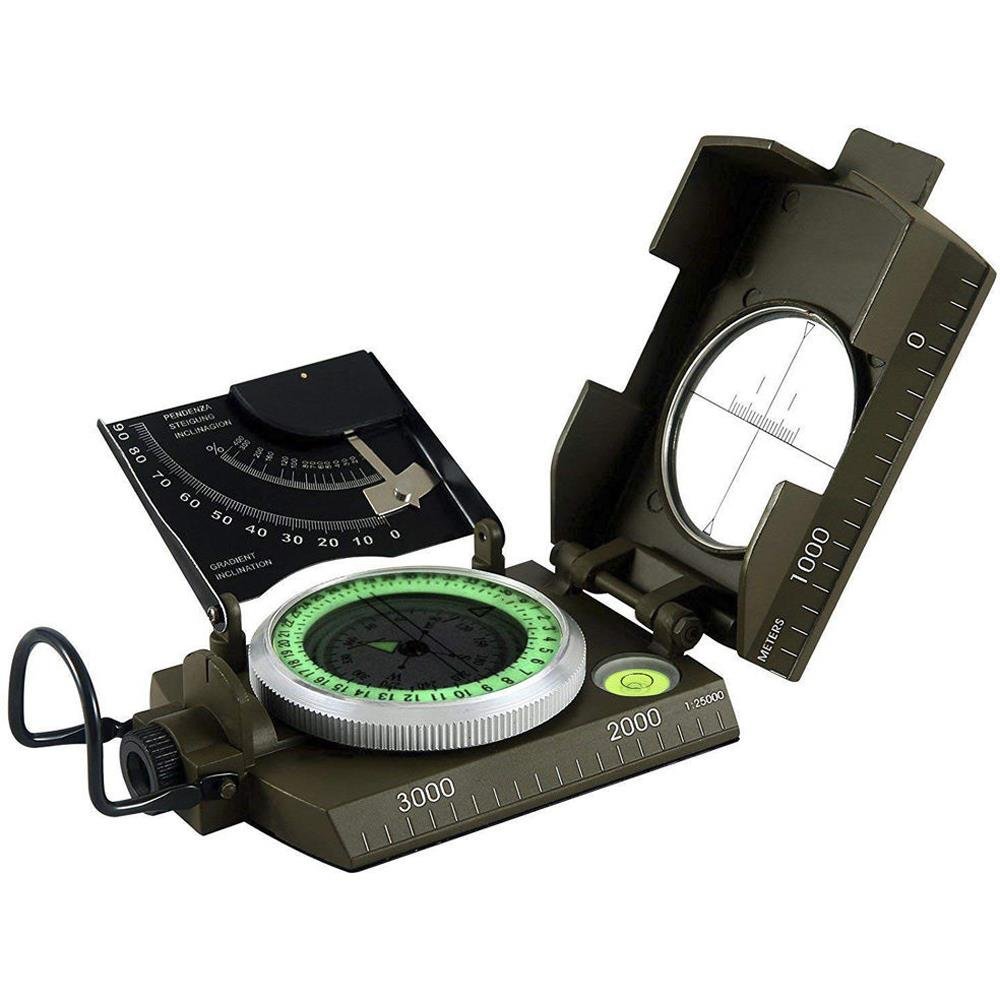 A multi-purpose geological compass for high-precision outdoor exploration orientation sloper