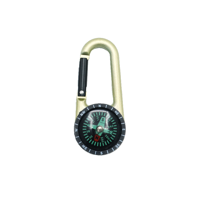 Multifunctional compass points to the north alloy, the key to the compass, and the outside tactical survival equipment