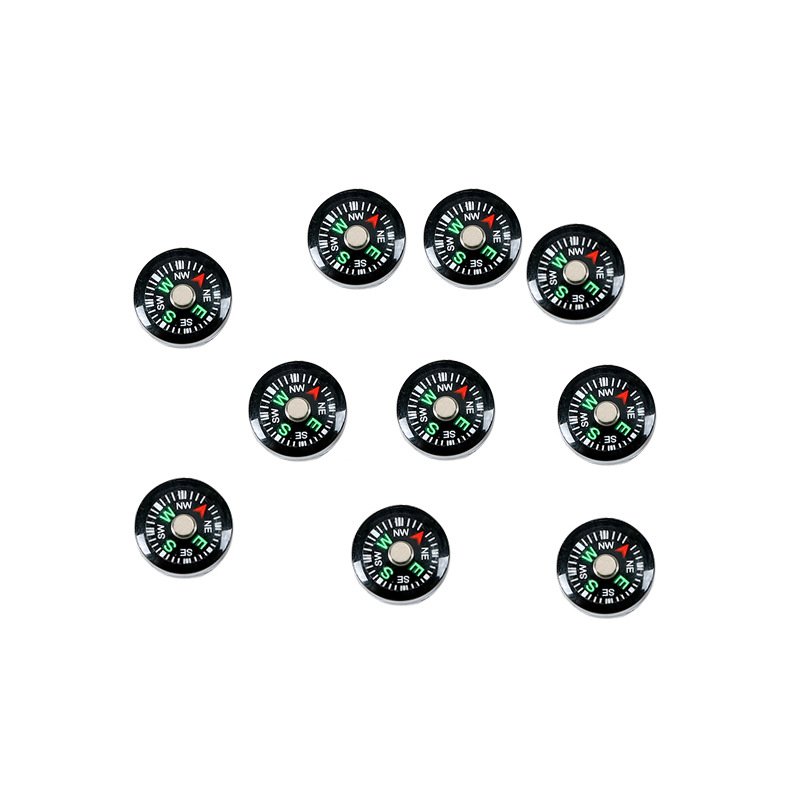 THE COMPASS POINTS TO A 12-MM FINE, HIGH-QUALITY COPPER CAP OILED MINI-PARTS COMPASS