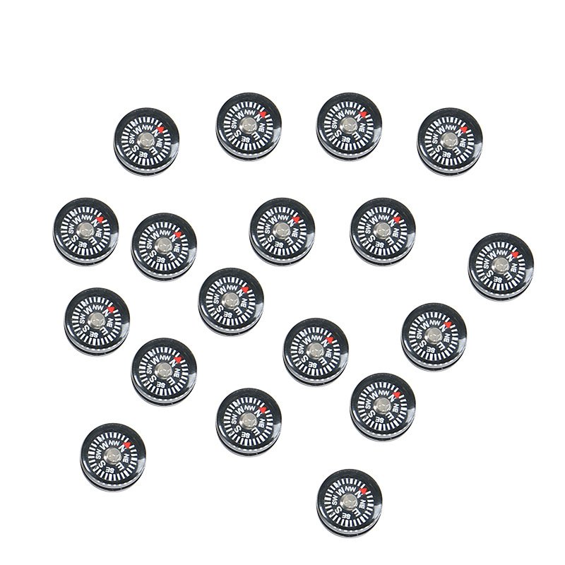 THE COMPASS POINTS TO A 12-MM FINE, HIGH-QUALITY COPPER CAP OILED MINI-PARTS COMPASS