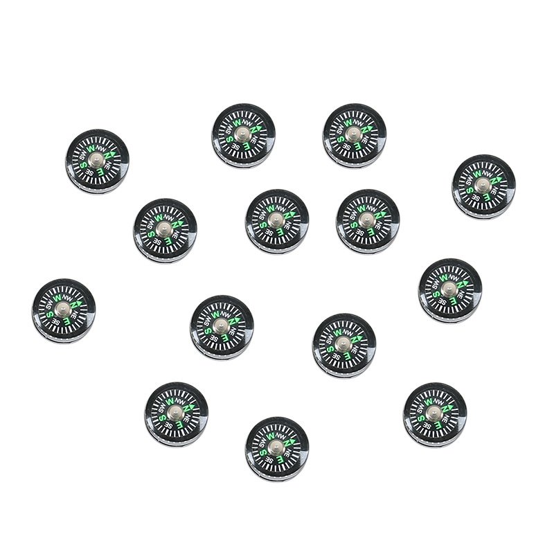 THE COMPASS POINTS TO A 12-MM FINE, HIGH-QUALITY COPPER CAP OILED MINI-PARTS COMPASS