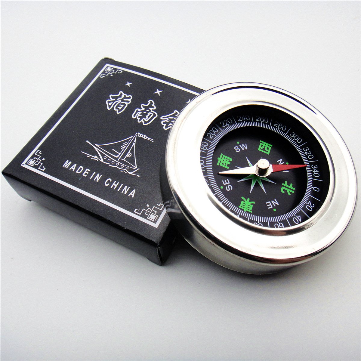 Metal 60 Chinese-Chinese open-air stainless steel compass