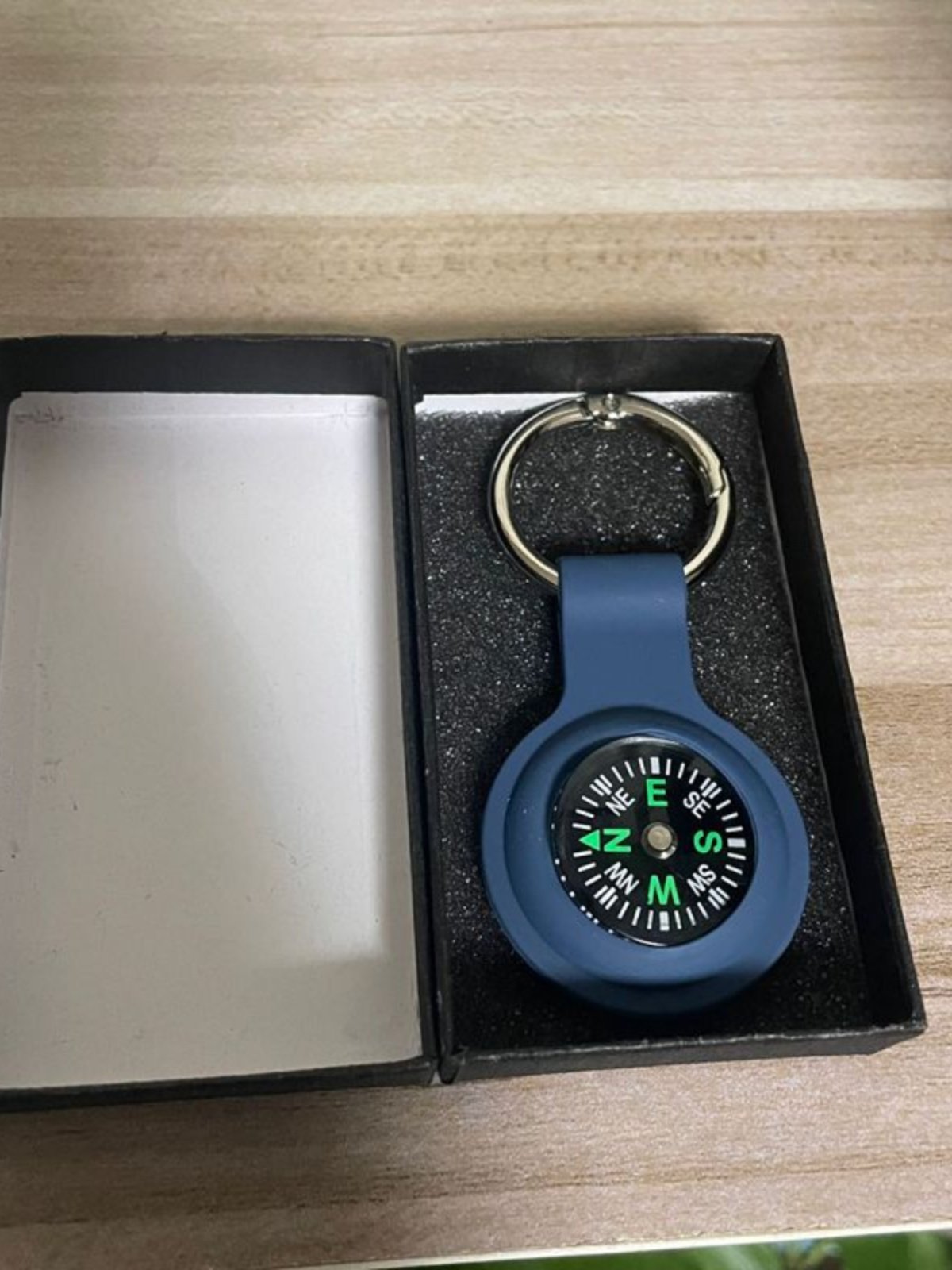 An out-of-door camper key to a necklace child guide student test pointer