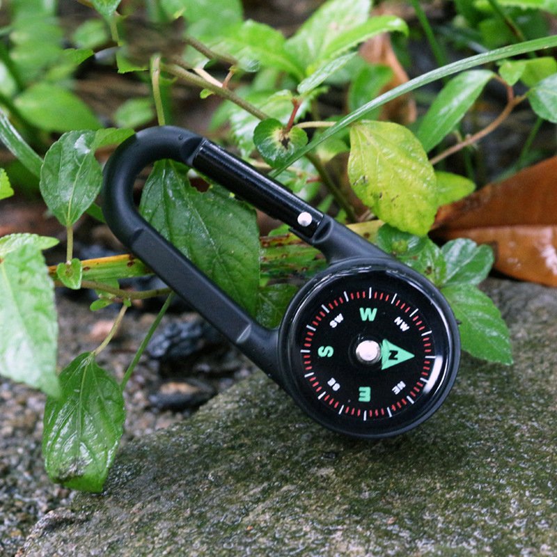 Car-borne thermometer compass for high-precision teaching aids for primary school students with an outdoor mount for children