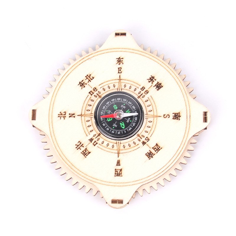 The home-made compass, the student's science-scientific and intellectual-equipment technology innovation