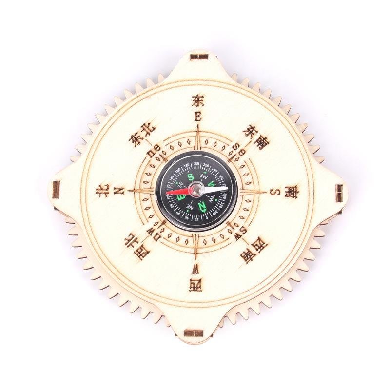 The home-made compass, the student's science-scientific and intellectual-equipment technology innovation