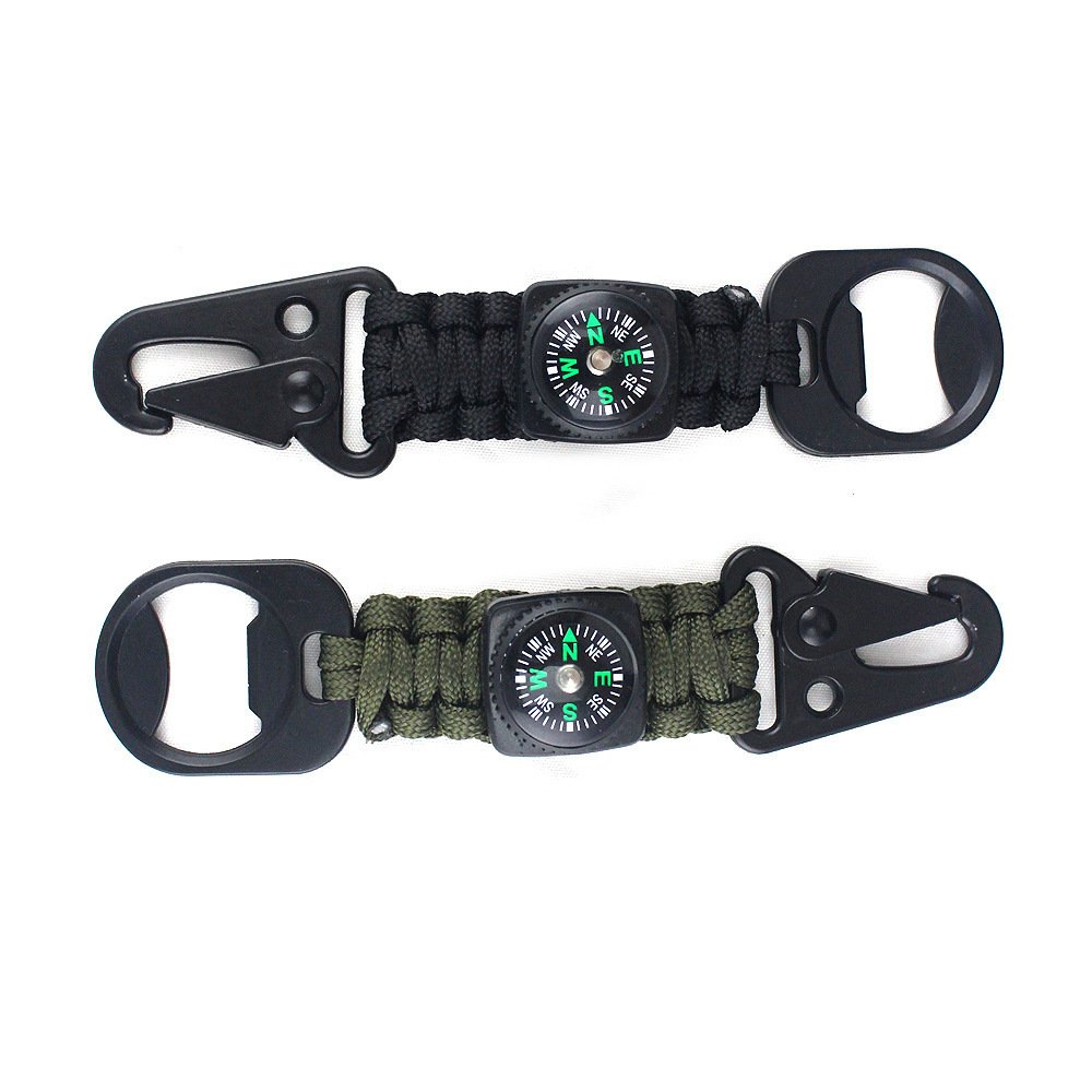 EMAK OUTDOOR CLIMBING KEYS TO LIFE-SAVING LIFE-SAVING DEVICES MULTI-PURPOSE COMPASS OPENER KEY BUTTON