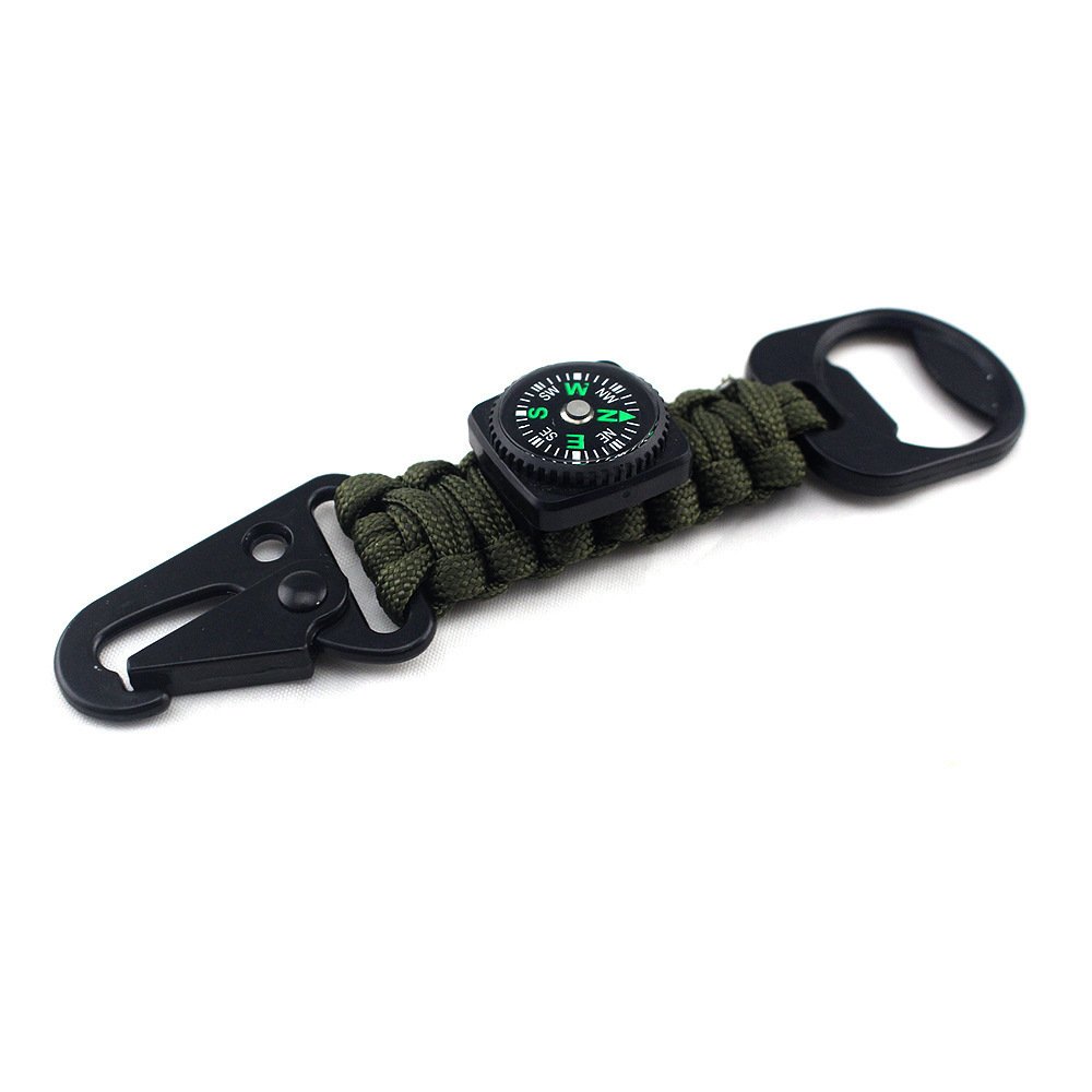 EMAK OUTDOOR CLIMBING KEYS TO LIFE-SAVING LIFE-SAVING DEVICES MULTI-PURPOSE COMPASS OPENER KEY BUTTON