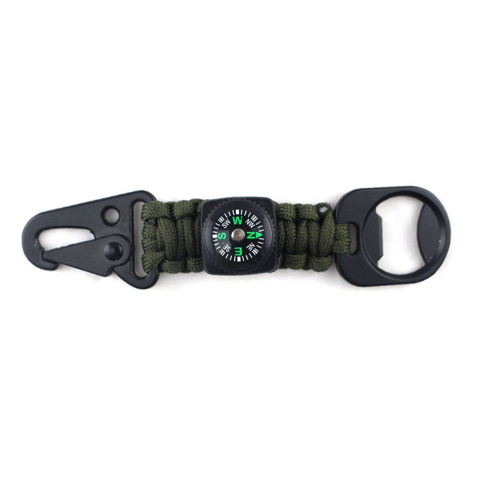 EMAK OUTDOOR CLIMBING KEYS TO LIFE-SAVING LIFE-SAVING DEVICES MULTI-PURPOSE COMPASS OPENER KEY BUTTON
