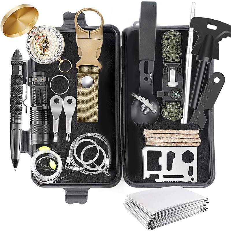Emergency guide for field survival emergency for exterior survival equipment, multi-purpose power for self-help tools