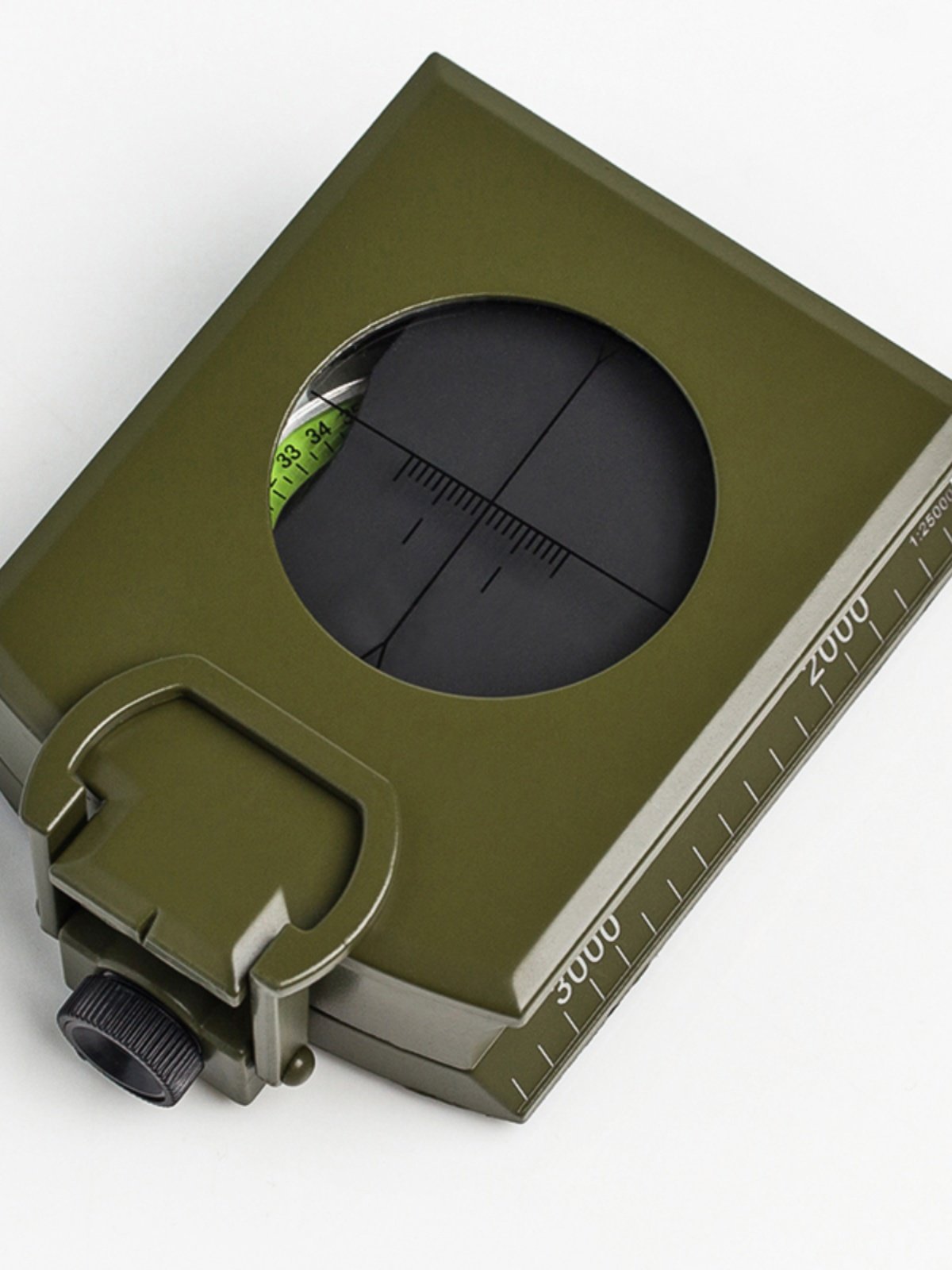 An outdoor multi-purpose compass with a high-precision U.S.-side sloper horizontally designed for nightlight rollers