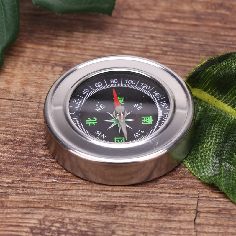 outside handheld metal in chinese means high-precision north compass compass 75mm multi-purpose compass magnet