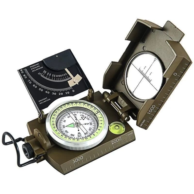 The high-precision multi-purpose compass, the specialized geo-night compass for the slope of the compass outside the room, points to the northern needles