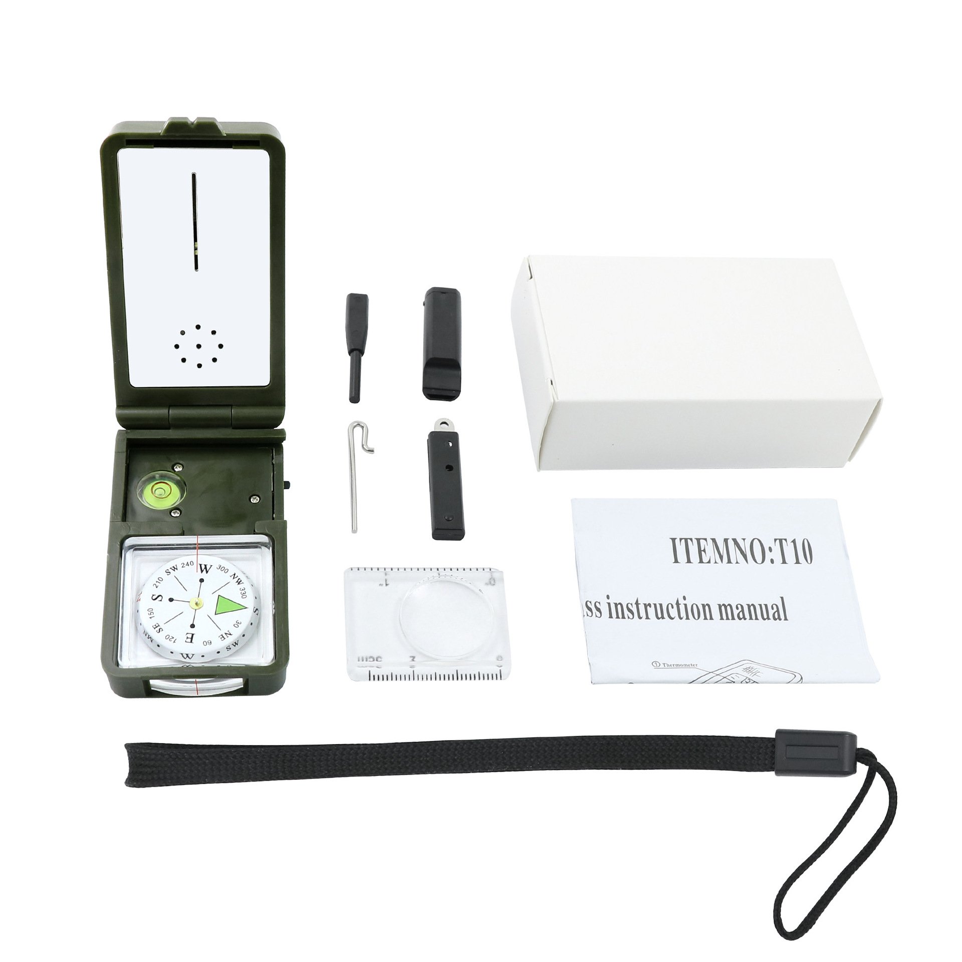 The compass is high-precision, 24 mountain compasses outside the house, and it has a multi-purpose pointer to carry the meter with it