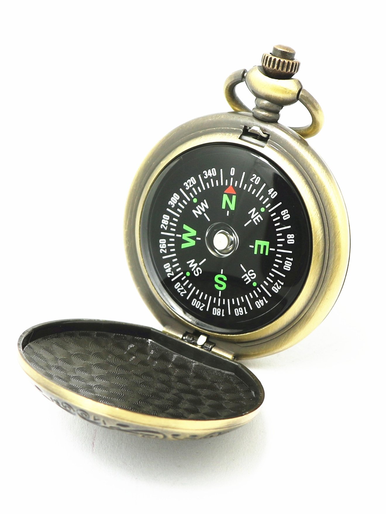 Metal roller-up gill compass, waterproof finger north of the Zinc Alloy, outside of the house