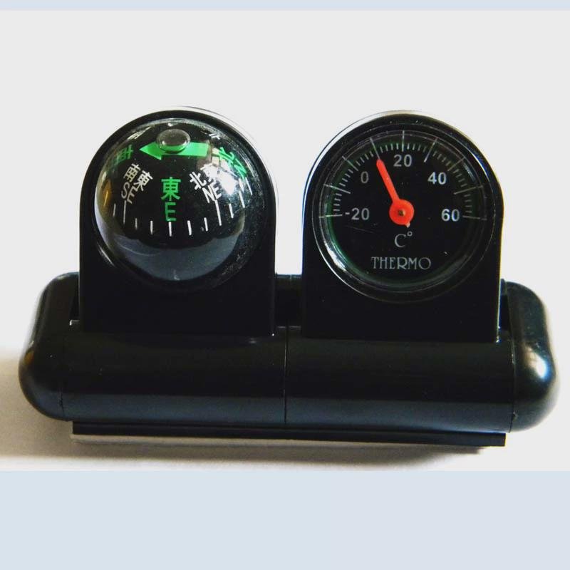 Guide to ball thermometers, two-to-one thermometers, and a compass to carry car supplies