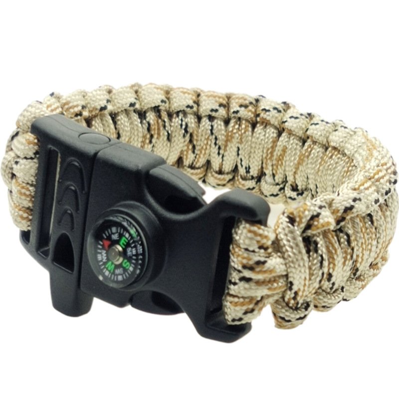 Cross-border umbrella bracelets, cross-border cleavages, cross-border cleavages, hand-pointing rings, emergency and survival-out-of-home chains, tactical camping