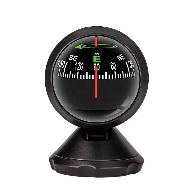 The car guide vehicle uses a high-precision car-mounted sloper guide ball to point north to the compass