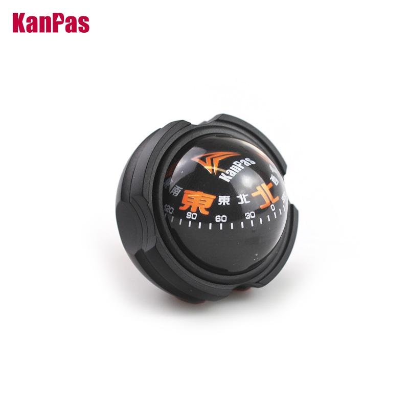 Kanpas drives a car-mounted compass ball with a high degree of precision and a high level of oil and sun