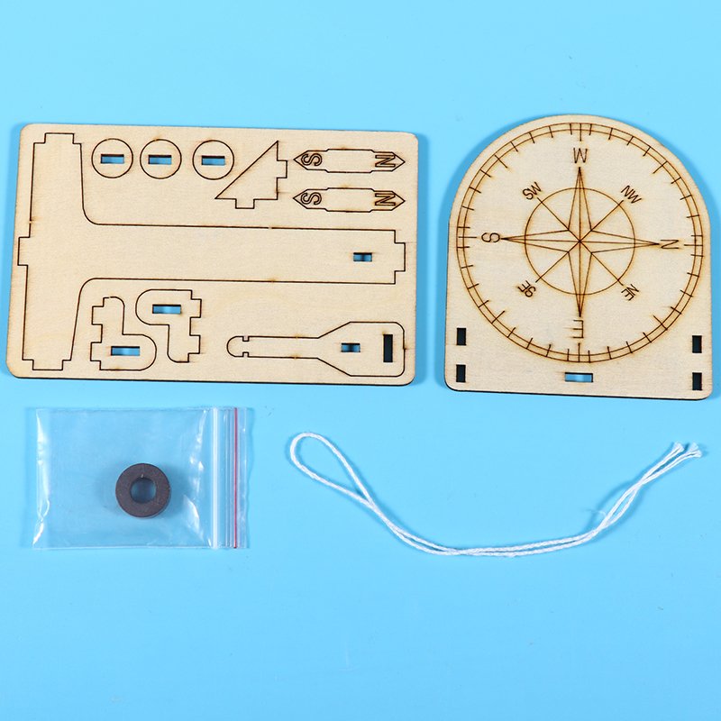 CHILDREN ' S CARPENTRY DIY HOME-MADE COMPASS KIT FOR PRIMARY SCHOOL STUDENTS ' SCIENCE AND TECHNOLOGY PRIMARY PRODUCTION