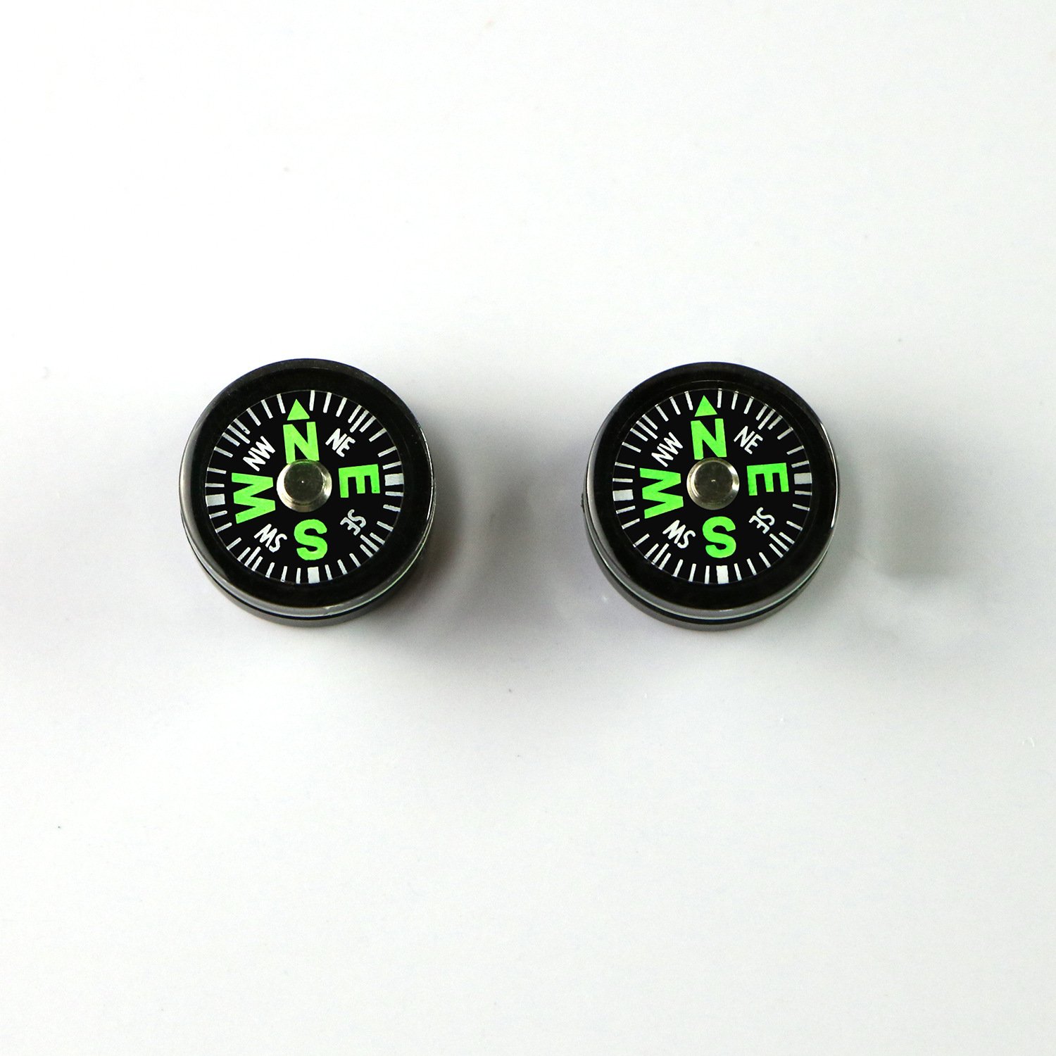 the compass points to 15mm north, and a large number of high-quality outdoor compasses are available