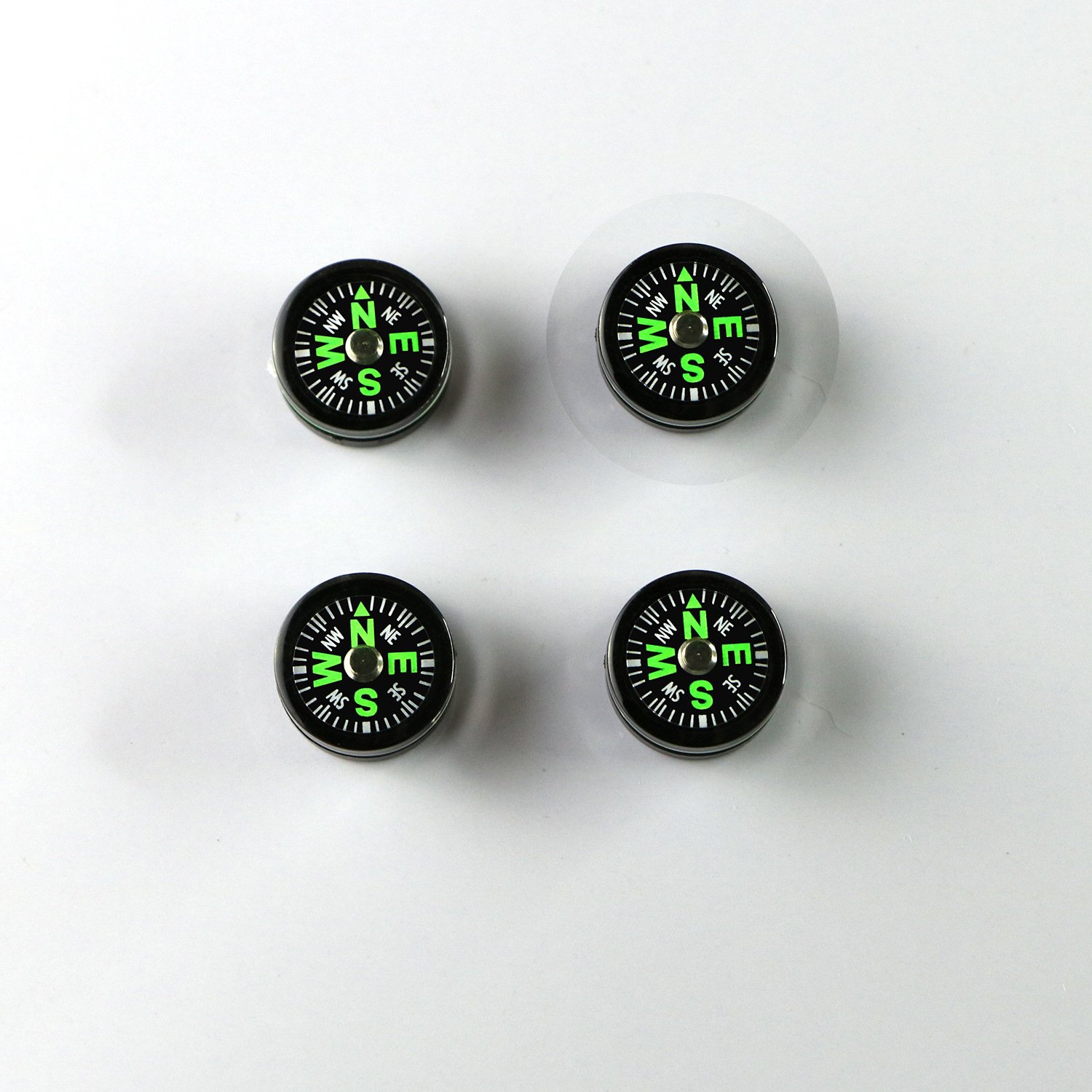 the compass points to 15mm north, and a large number of high-quality outdoor compasses are available