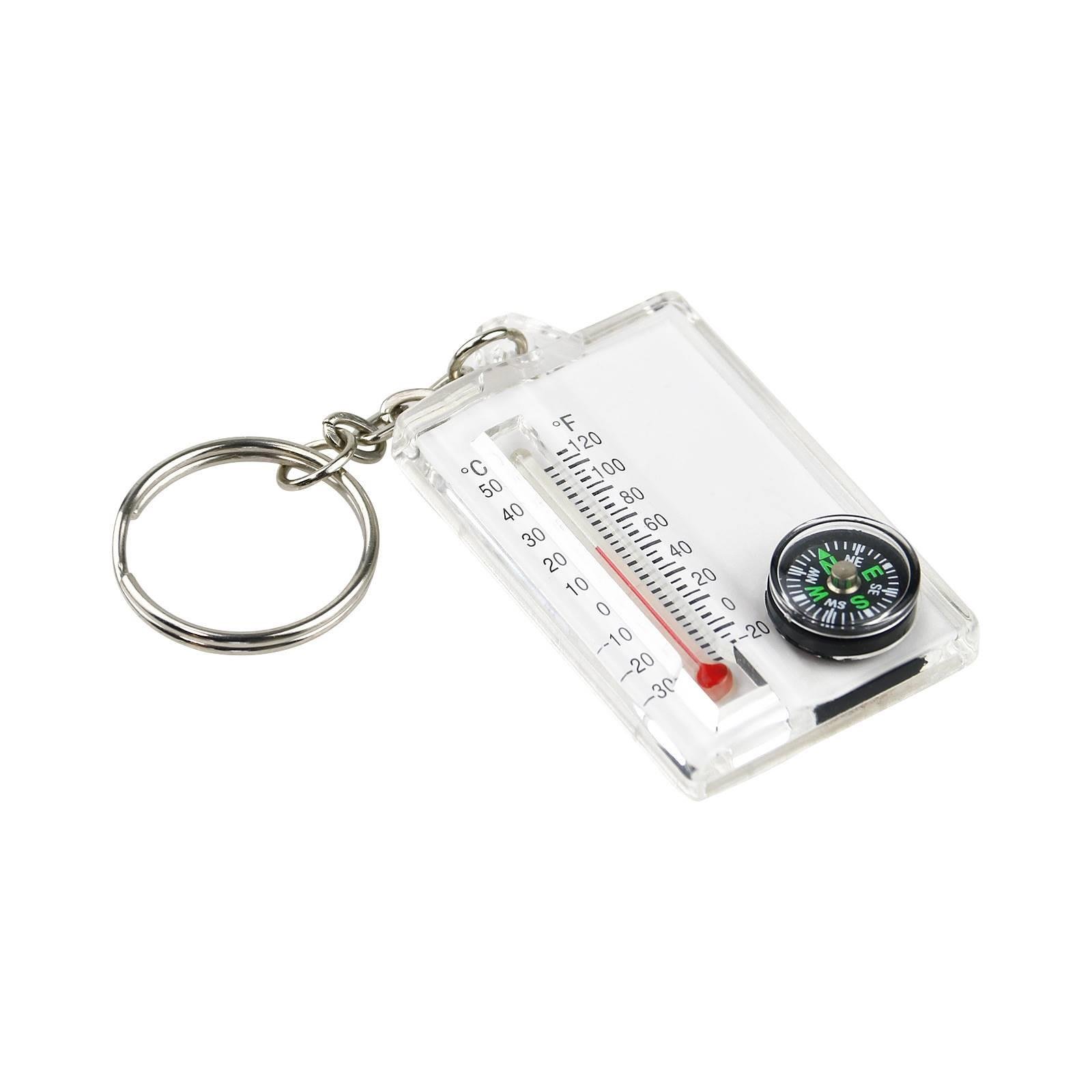 Production key buttons point to the north, portable mini- climber button outdoor thermometer compass