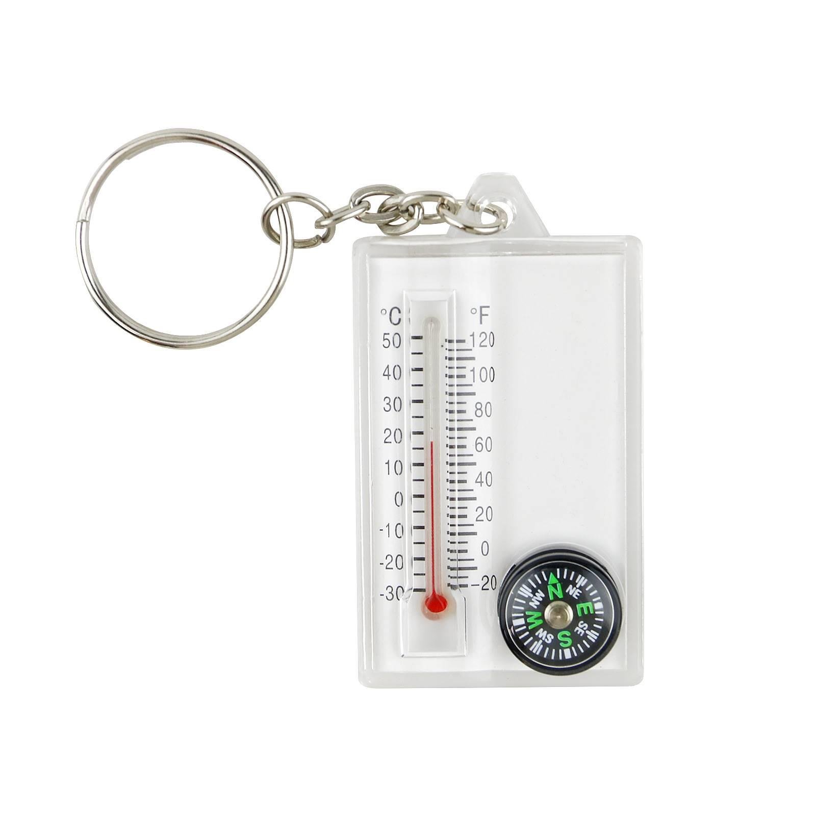 Production key buttons point to the north, portable mini- climber button outdoor thermometer compass