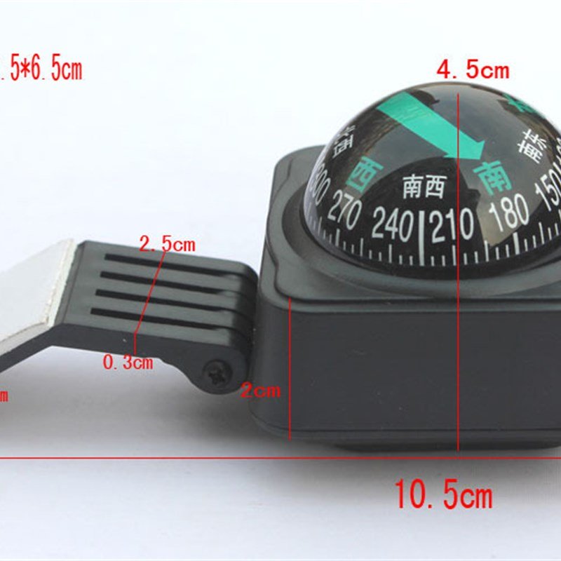 A guided ball on a car means a compass on a northern ball, a knuckle table, and a compass on a ball