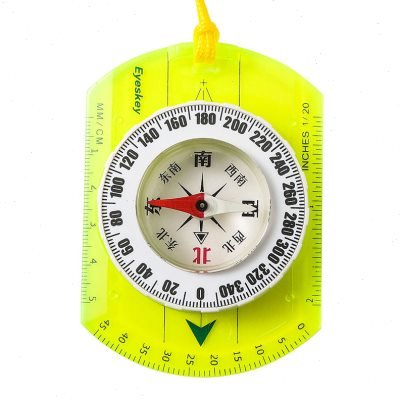 Aski's children's guide is a high-precision exterior pointer with a multi-purpose fluorescent fluorescent geologic compass