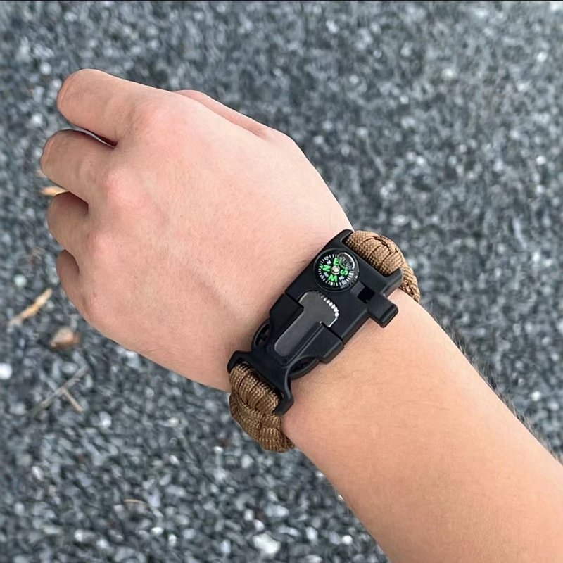 Multi-purpose outdoor umbrella bracelet firestone guidelines, life-rescue ropes, emergency survival equipment for rescue posts