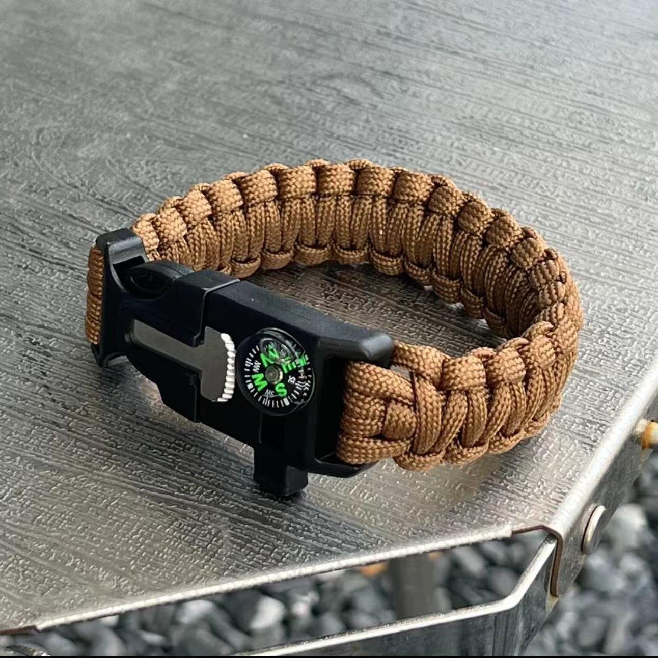 Multi-purpose outdoor umbrella bracelet firestone guidelines, life-rescue ropes, emergency survival equipment for rescue posts
