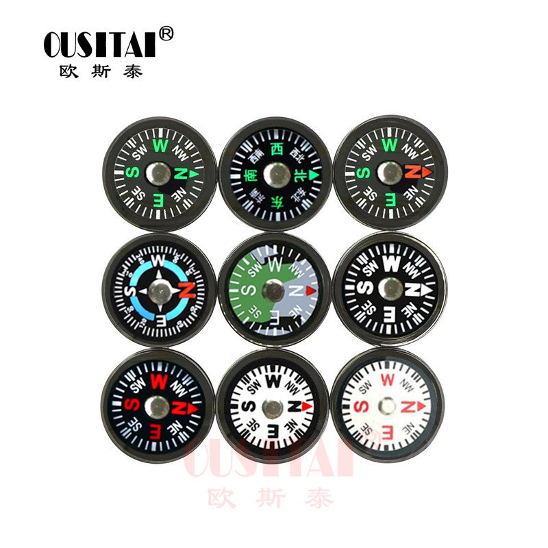 OSTEN'S HIGH-PRECISION 18MM MICRO-FINGER NORTHERN GIFT FITTING BUTTON COMPASS, 3 PARCELS