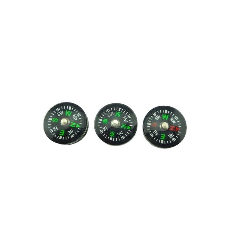 24mm compass on outer diameter, small outdoor compass, microplastic precision north