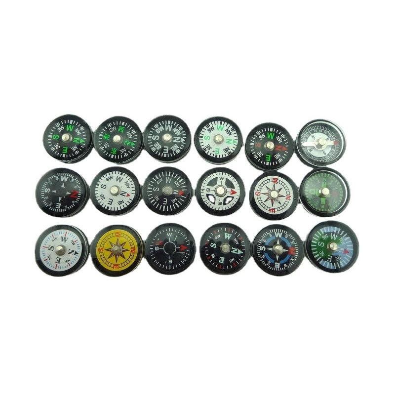 24mm compass on outer diameter, small outdoor compass, microplastic precision north