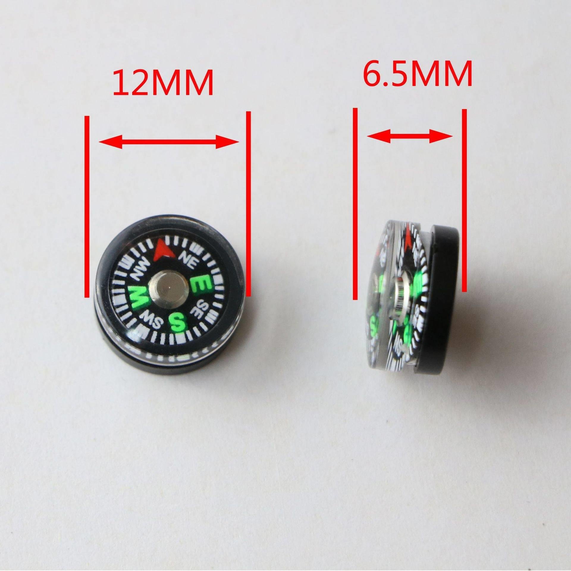 a 12-mm compass pointing to the north, a good-quality outdoor guide to oily plastic, a mini-mini event gift